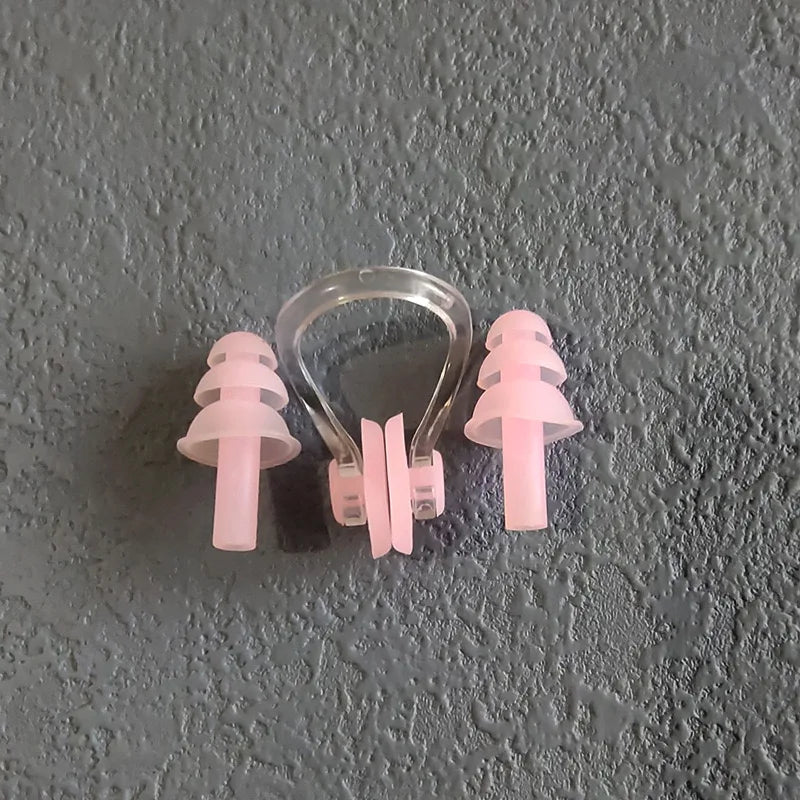 Ensemble Bouchons d'Oreilles + Pince - Nez Natation - ZenithPro - ZenithPro | Équipement Sport Premium