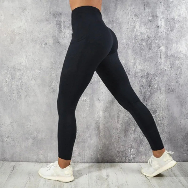 Legging Fitness Taille Haute avec Poche - ZenithPro - ZenithPro | Équipement Sport Premium