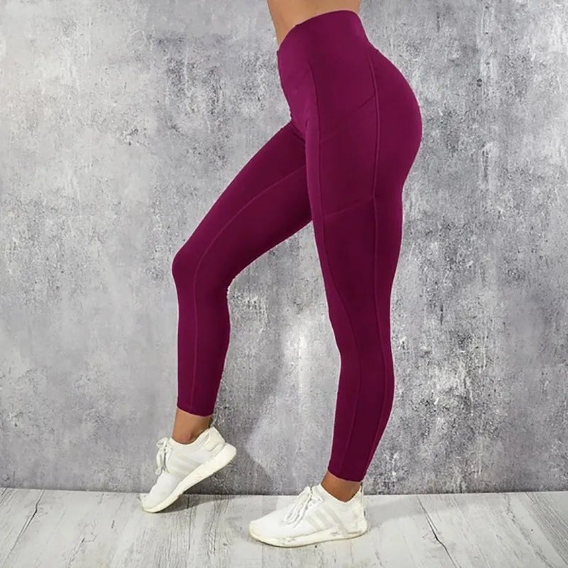 Legging Fitness Taille Haute avec Poche - ZenithPro - ZenithPro | Équipement Sport Premium