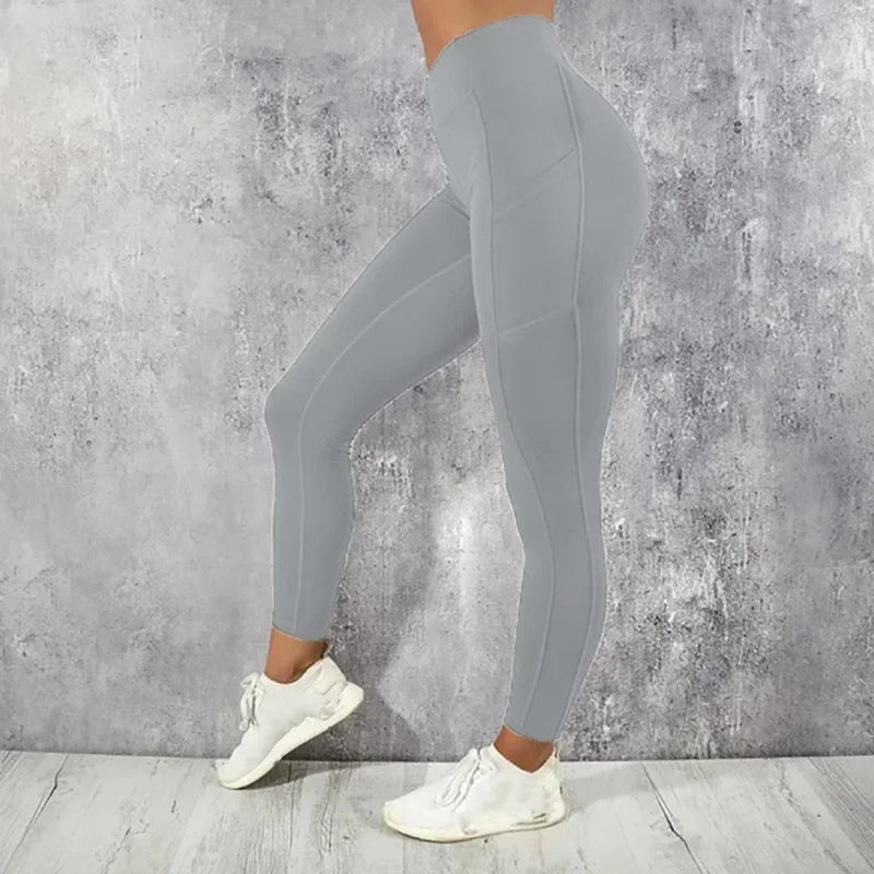Legging Fitness Taille Haute avec Poche - ZenithPro - ZenithPro | Équipement Sport Premium