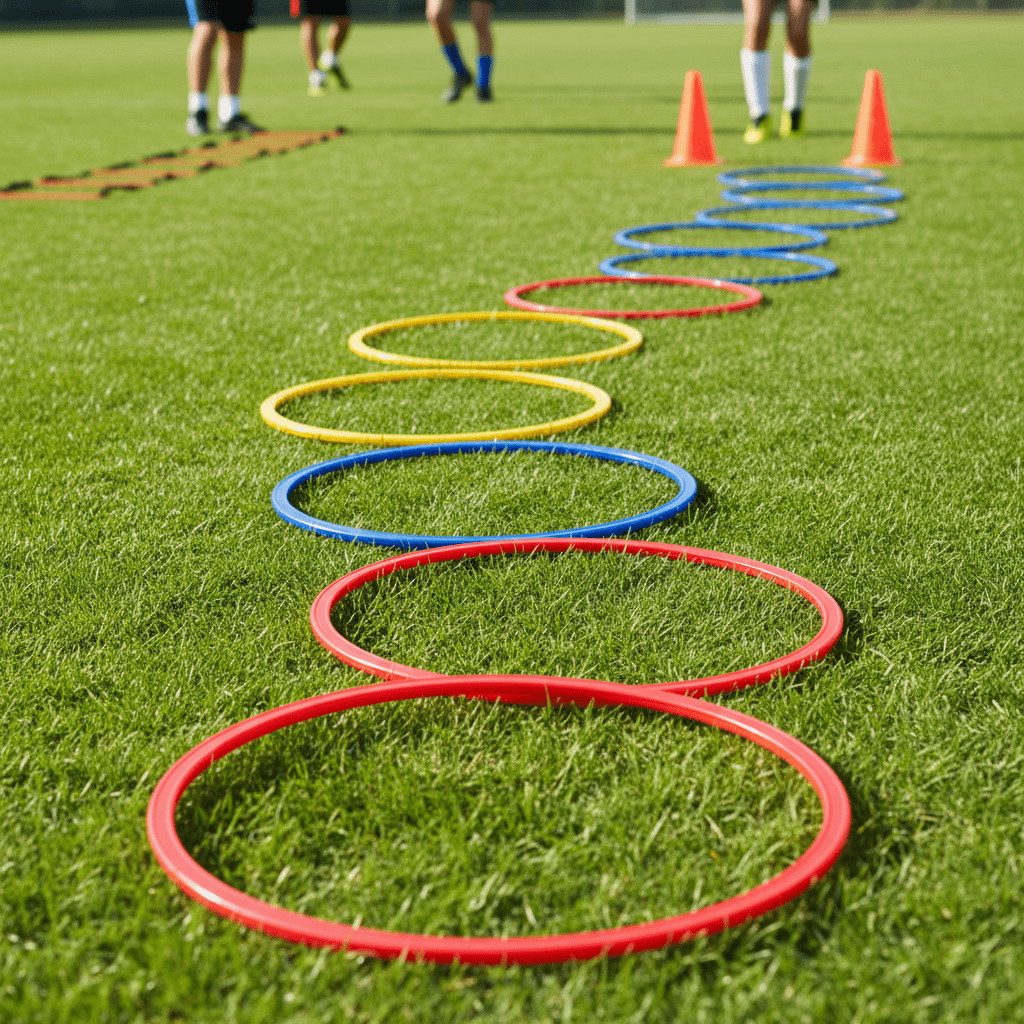 Lot de 10 Cerceaux d'Entraînement d'Agilité - ZenithPro - ZenithPro | Équipement Sport Premium