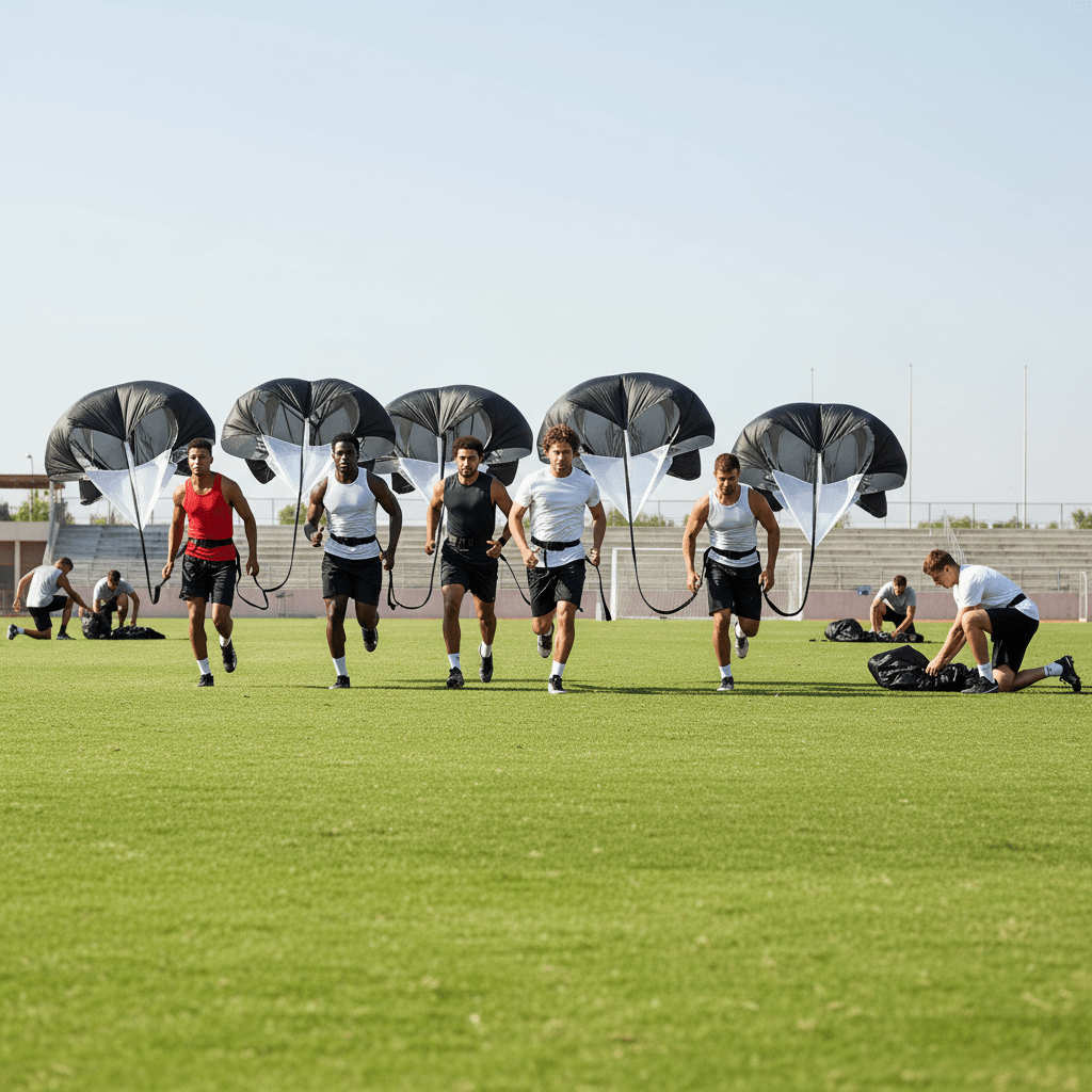 Parachute de Résistance pour Entraînement de Vitesse - ZenithPro - ZenithPro | Équipement Sport Premium