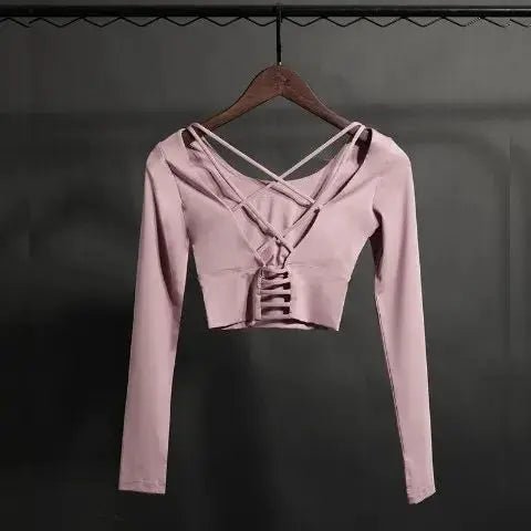 Top Yoga Manches Longues Dos Ouvert - ZenithPro - ZenithPro | Équipement Sport Premium